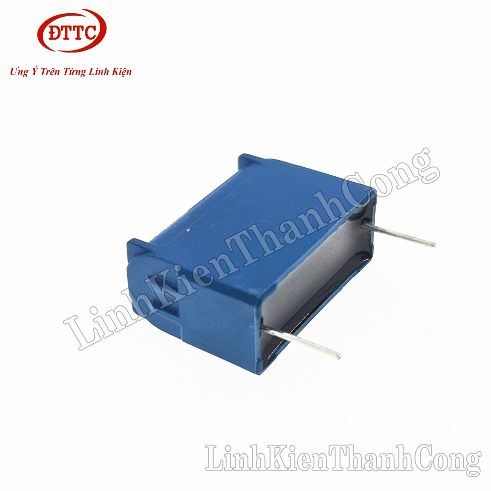 Tụ Bếp Từ CG 4uF 275VAC 400VDC Đứng Màu Xanh