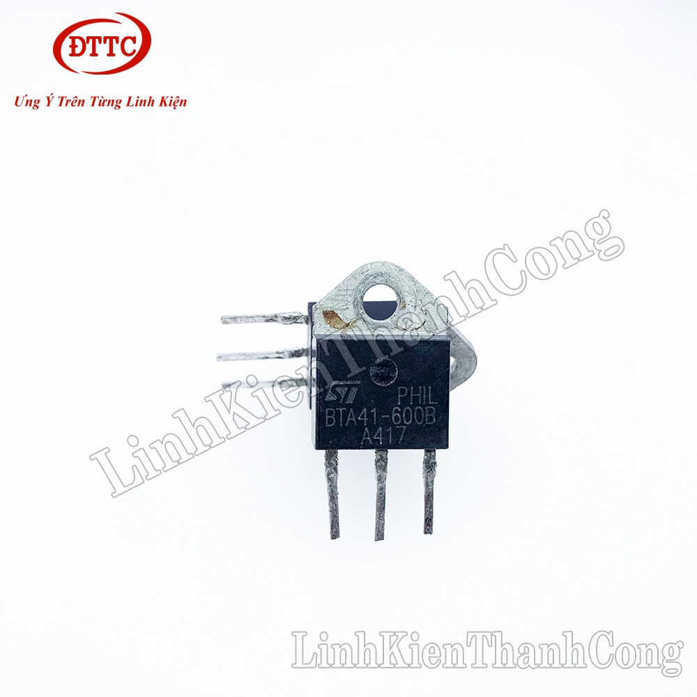 2x BTA41-600B Triac 600V 40A - New Original ST Microelectronics
