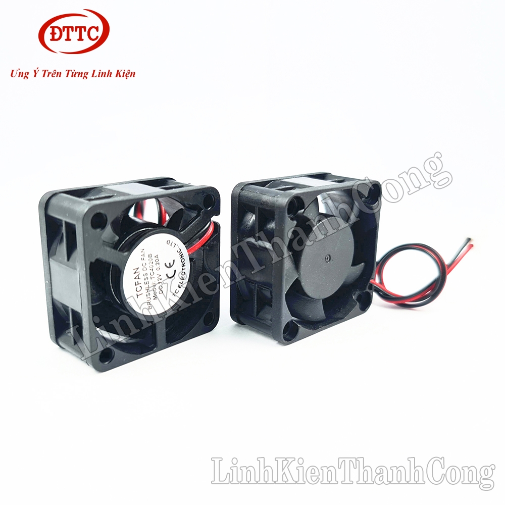 Quạt Tản Nhiệt 4cm 4020 4x4x2cm 12V 0.2A