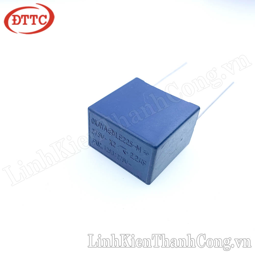 Tụ OKAYA 225 2.2uF 275V 27.5mm