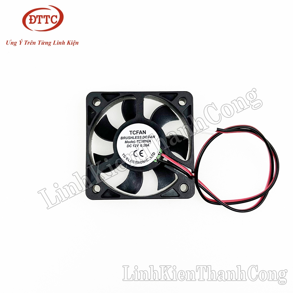 Quạt Tản Nhiệt 5cm 5010 5x5x1cm 12V 0.15-0.2A