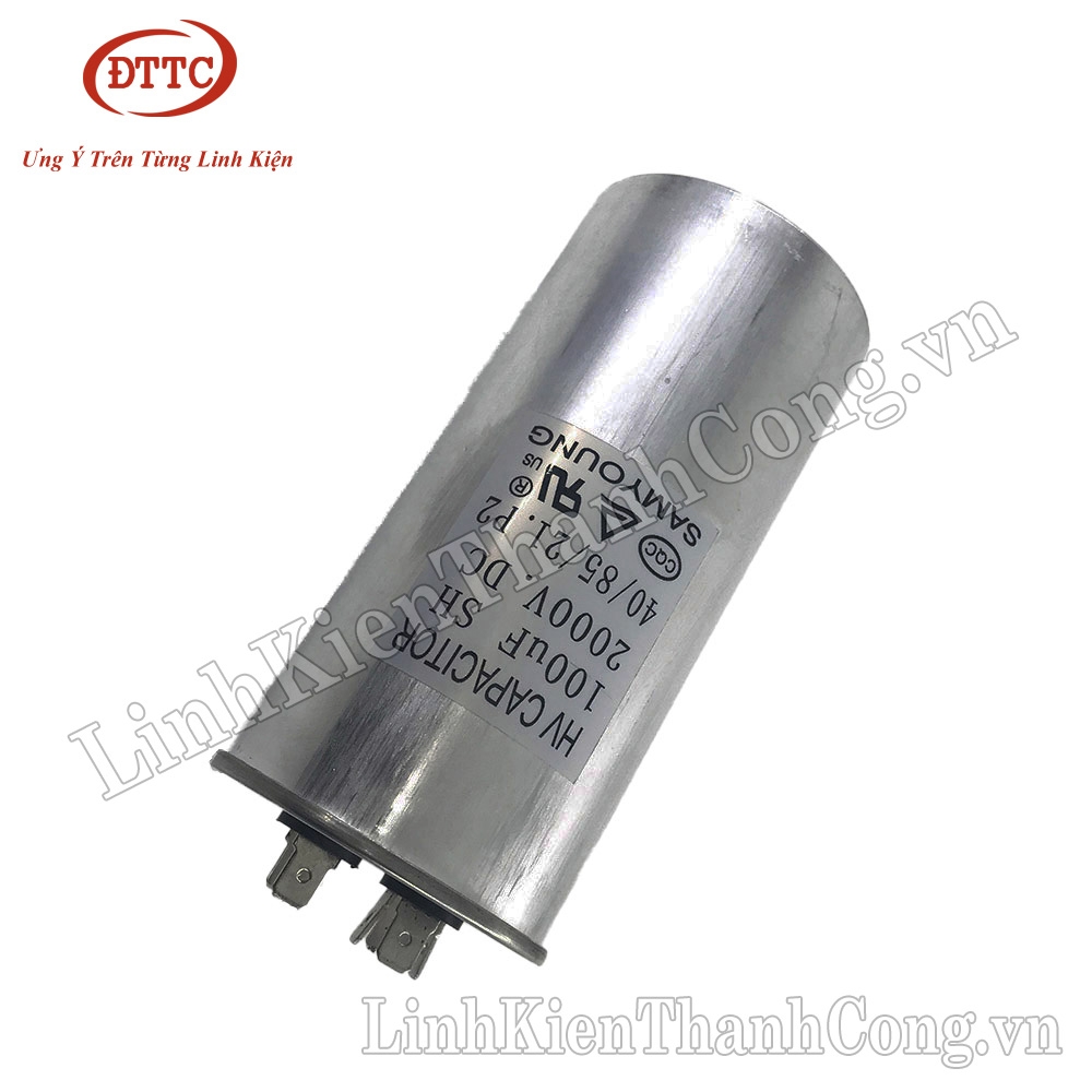 Tụ Dầu 100uF 2000V SAMYOUNG (60x135mm)