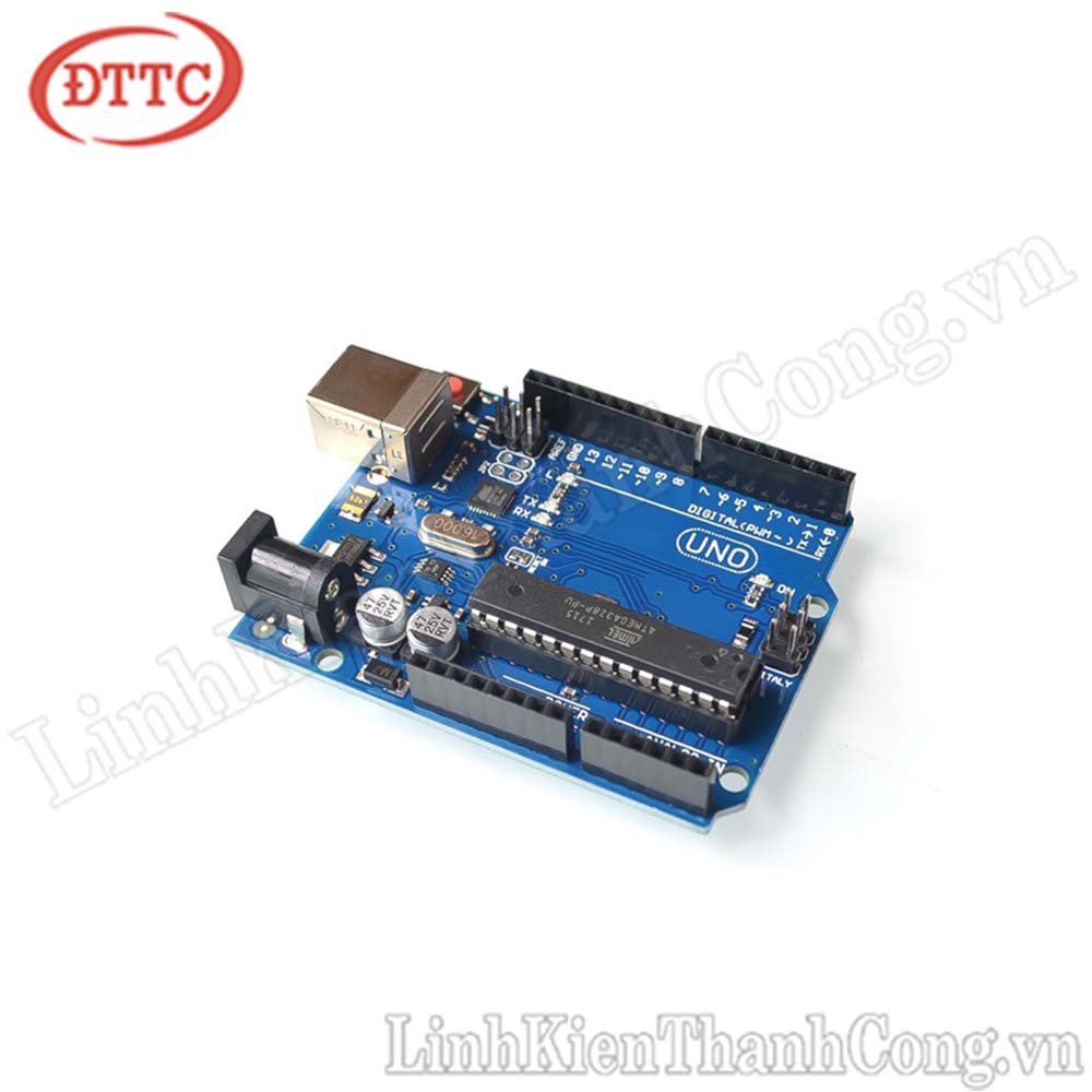 Kit Arduino Uno R3 Chíp Cắm Atmega328P + Cáp USB