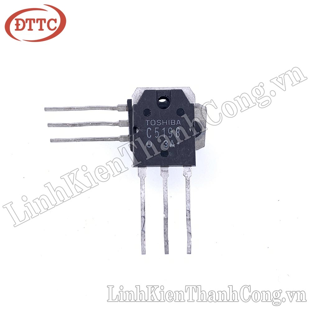 C5198 Transistor NPN 10A 140V TO-3P (Tháo Máy)