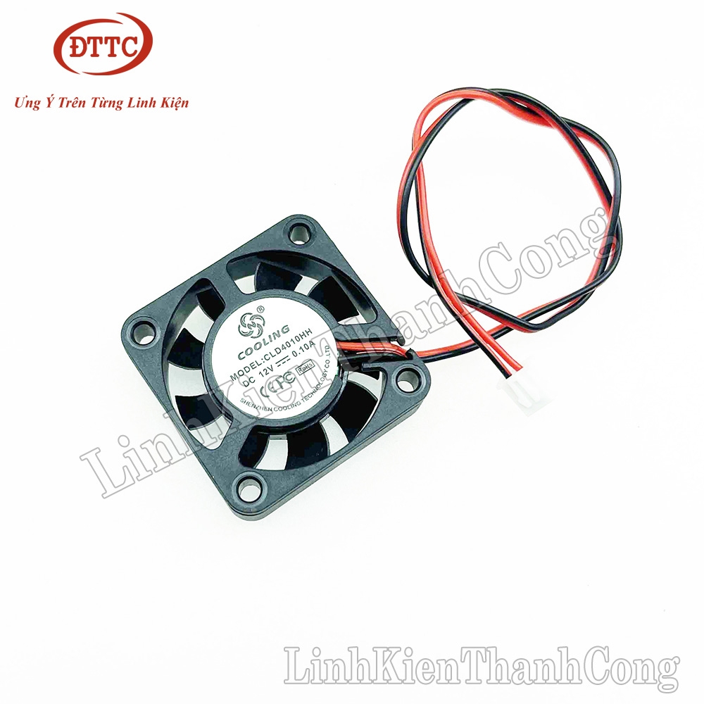 Quạt Tản Nhiệt 4cm 4010 4x4x1cm 12VDC