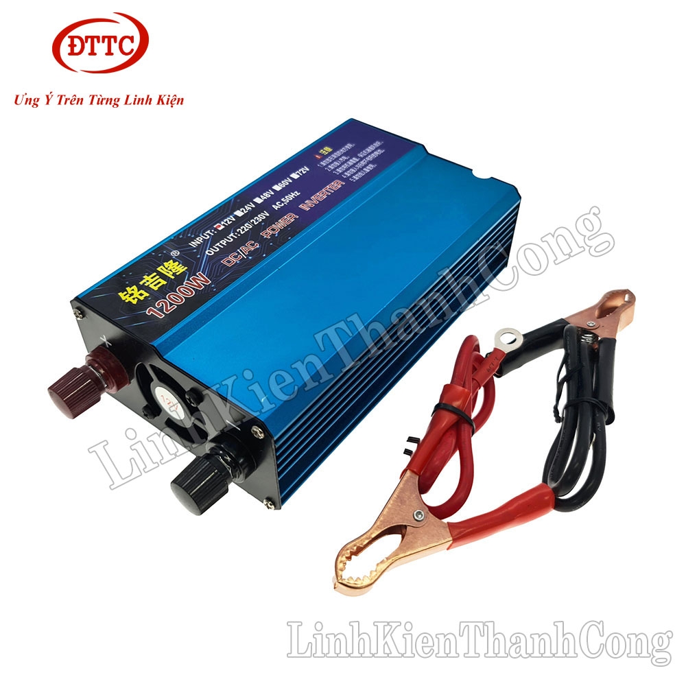 Bộ Kích Điện Inverter 12V 1200W (Sóng Sin Mô Phỏng)