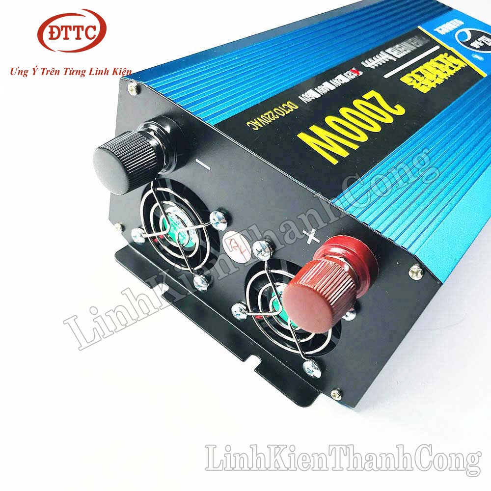 Inverter Sóng Sin Chuẩn 12V 2000W