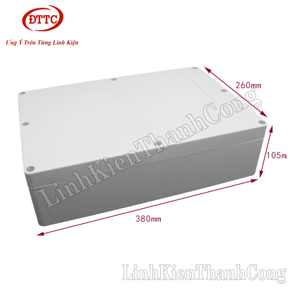 Hộp Nhựa ABS 380x260x105mm (Chống Nước IP65)