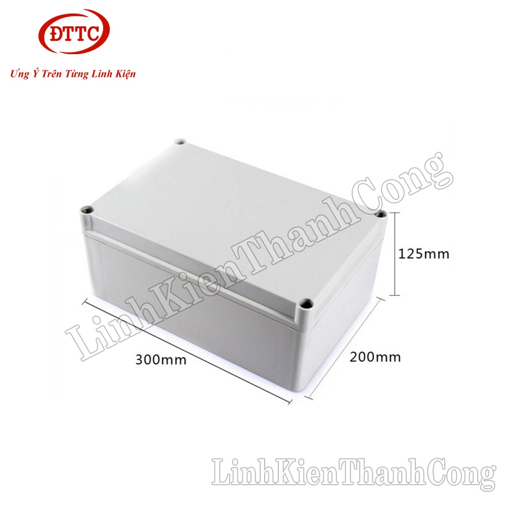 Hộp Nhựa ABS 300x200x125mm (Chống Nước IP65)