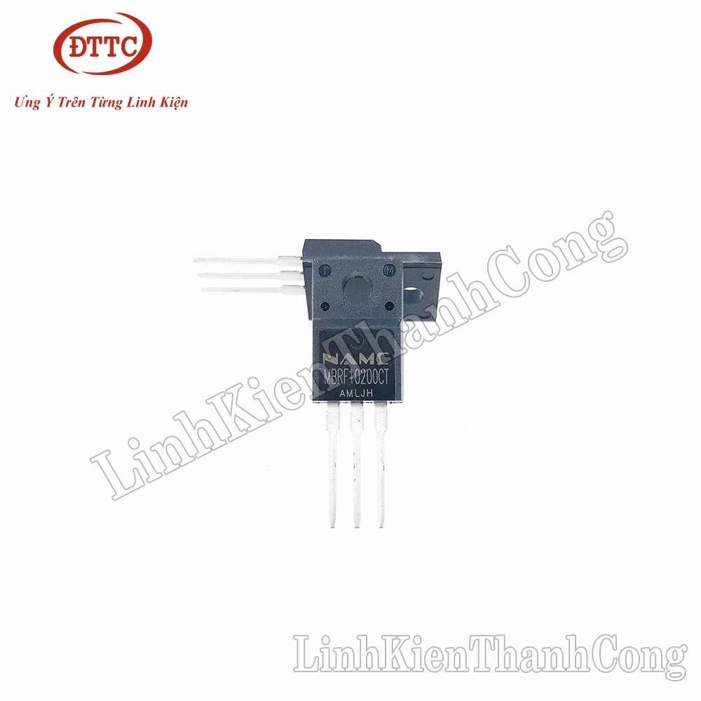 Diode Schottky MBRF10200 10A 200V TO220F