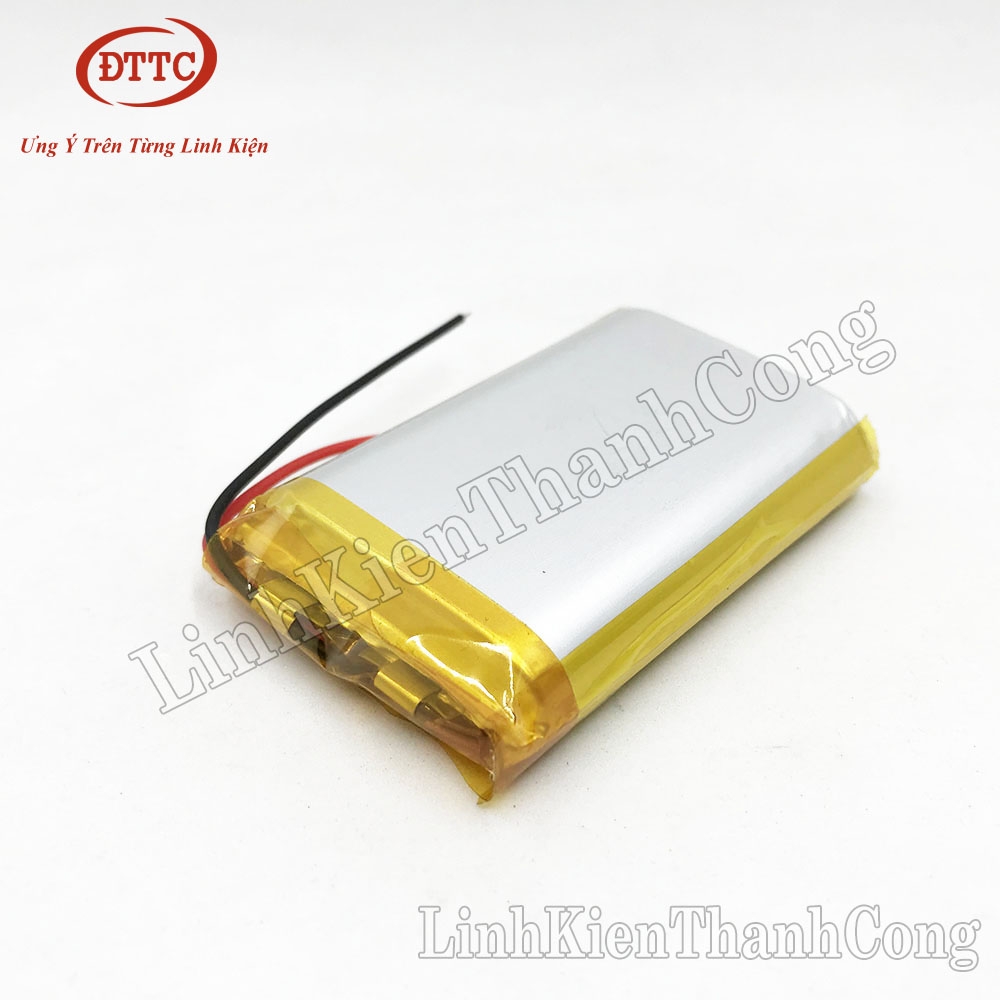 Pin Lipo Polymer 3.7V 4000mAh 12x40x65mm (Có Mạch Bảo Vệ)