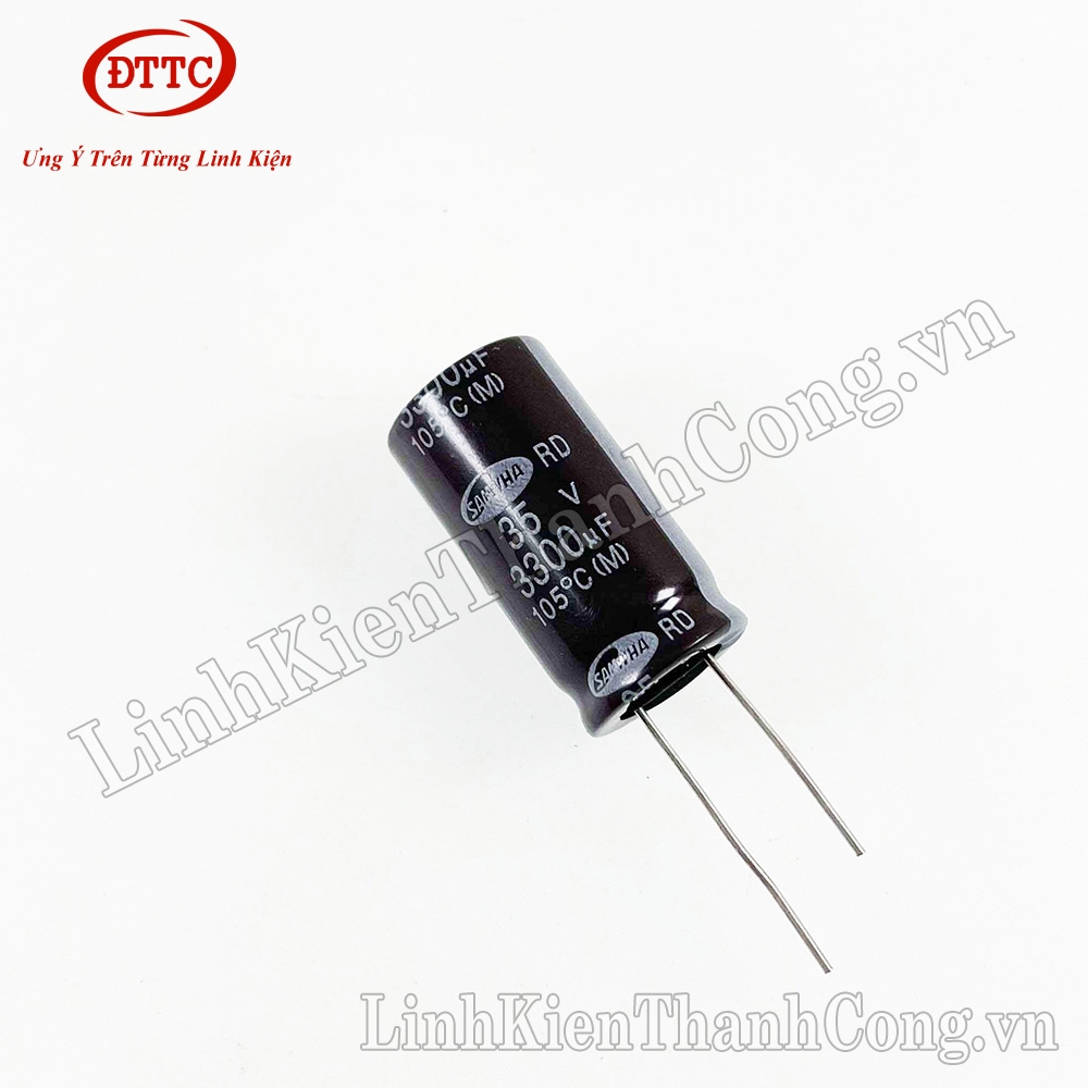 Tụ SAMWHA 3300uF 35V (16x30mm)
