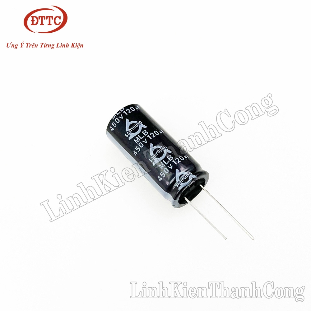 Tụ SAMYOUNG 120uF 450V (18x40mm)