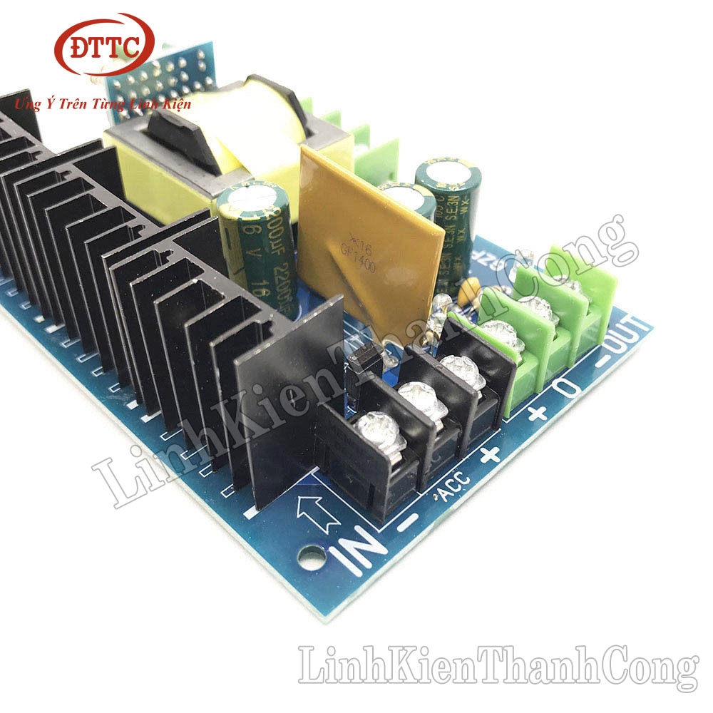 Mạch Nguồn Đối Xứng 12VDC Ra ±15VDC