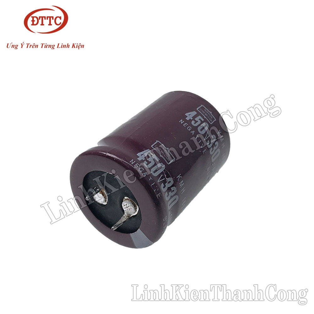 Tụ Hóa 330uF 450V 30x40mm (Tháo Máy)