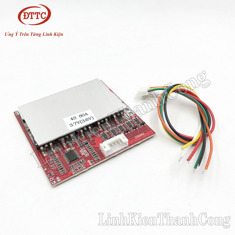 Mạch Bảo Vệ Pin BMS 3.7V 4S 80A (Có IC Bảo Vệ)