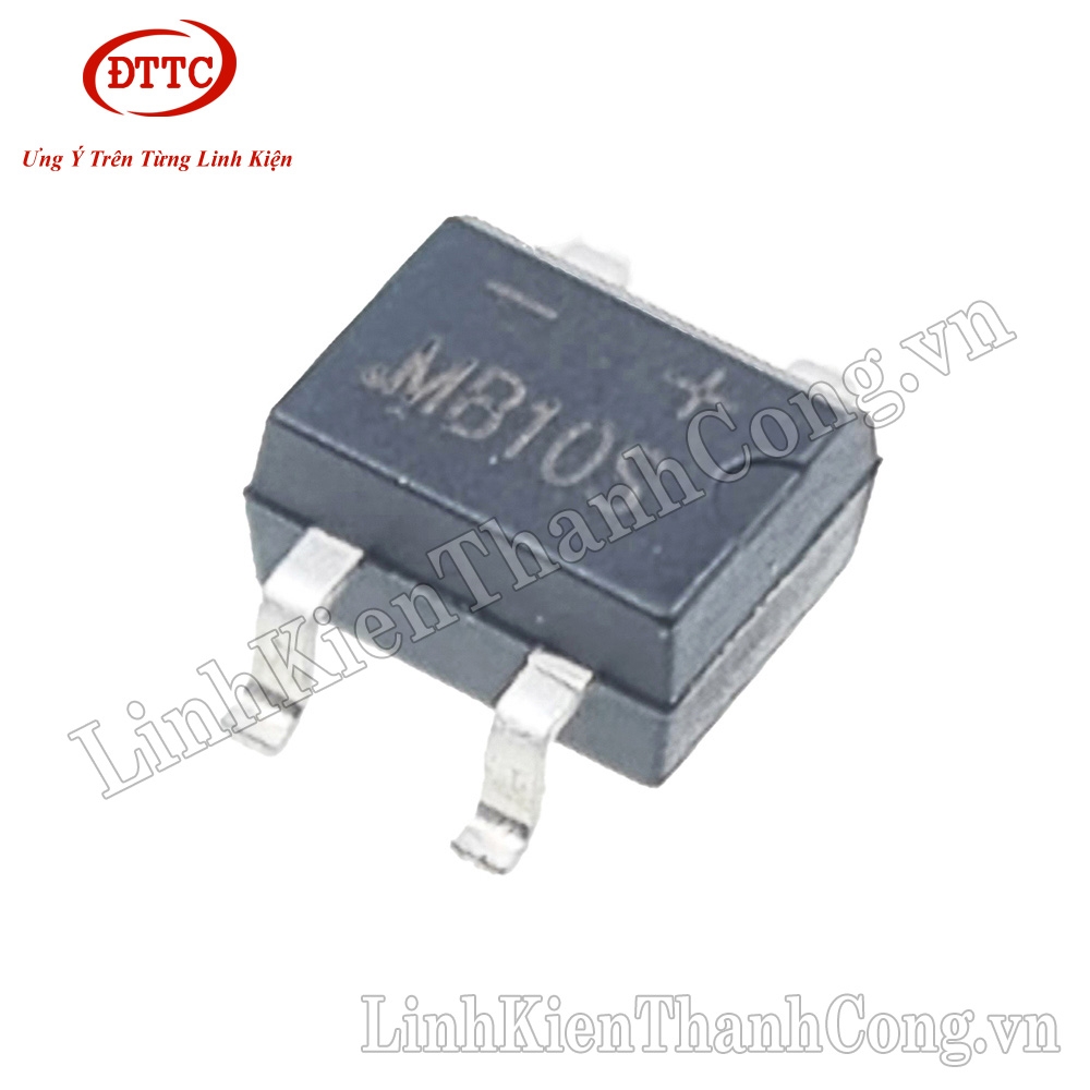 Diode Cầu MB10S 0.5A 1000V SOP4