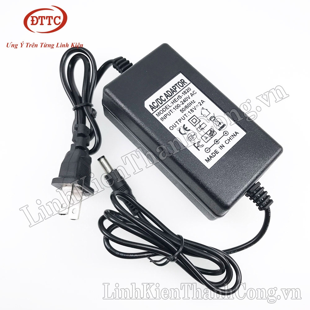 Nguồn Adapter 18V 2A