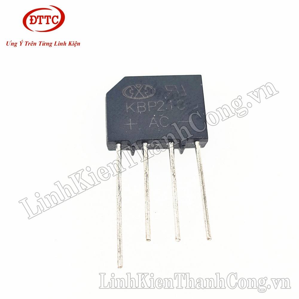 Diode Cầu KBP210 2A 1000V DIP-4