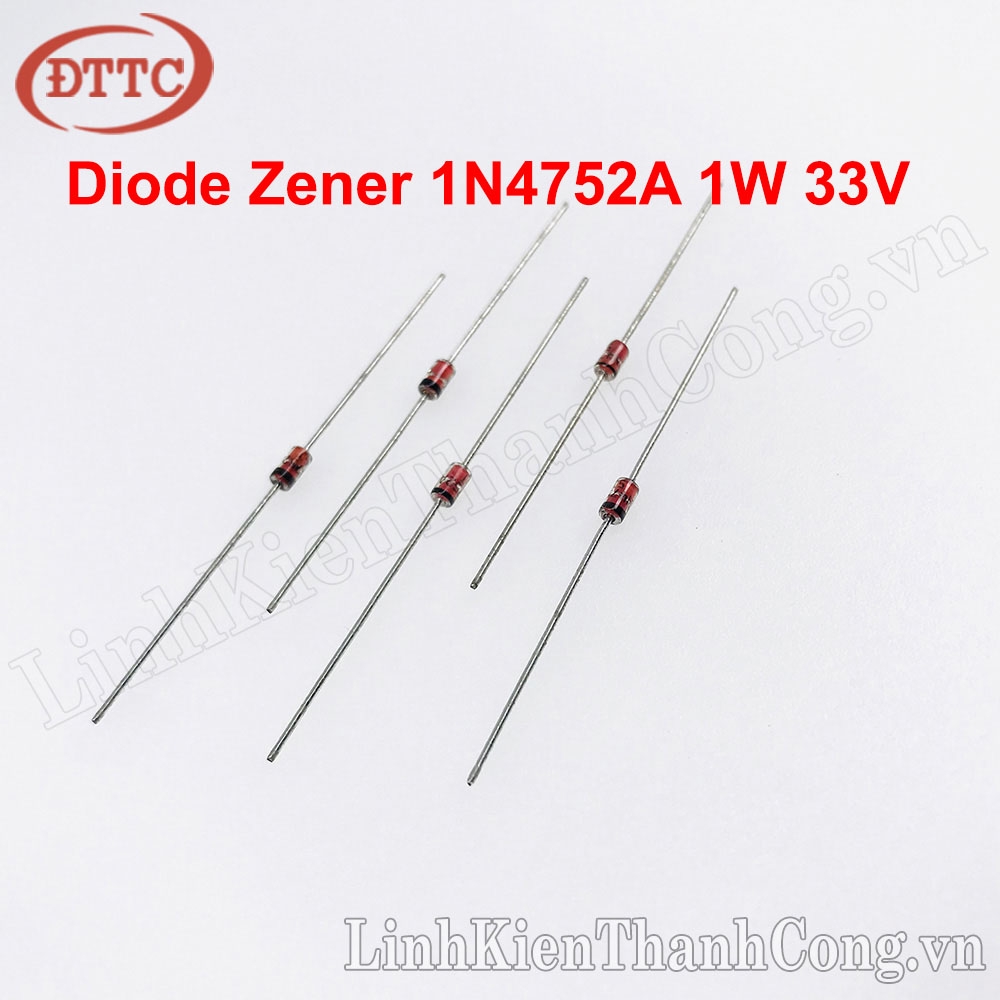 Diode Zener 1N4752A 1W 33V