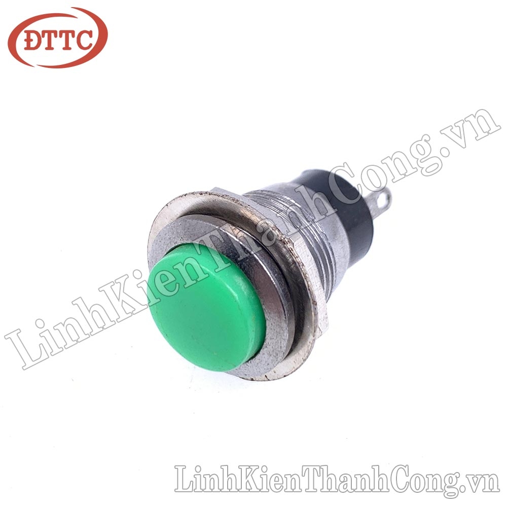 Nút Nhấn Nhả DS-318 12mm Xanh