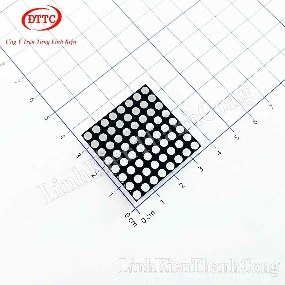 Led Ma Trận 8x8 Màu Đỏ Anot Chung (32x32mm)