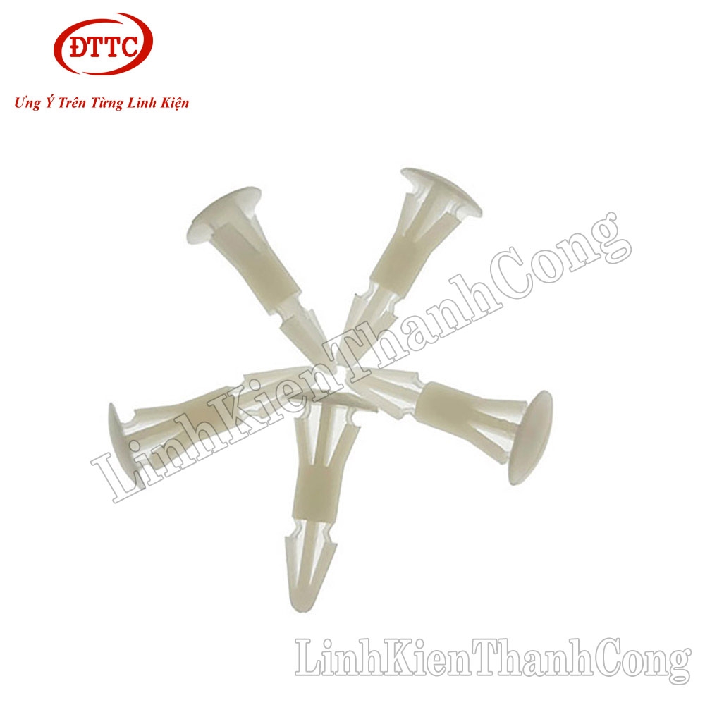 Cọc Nhựa Kê Mạch Trắng 12mm