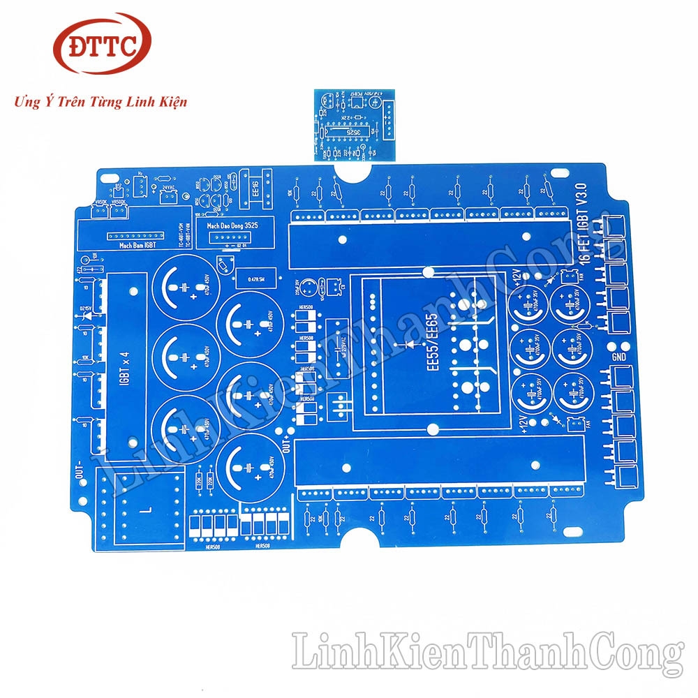 Bo Mạch 16 FET IGBT EE55/EE65 + Bo Dao Động