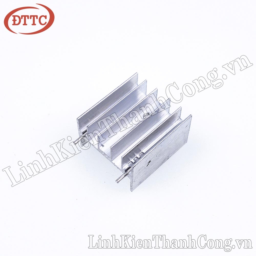 Nhôm Tản Nhiệt TO247 TO220 23x16x25mm Trắng