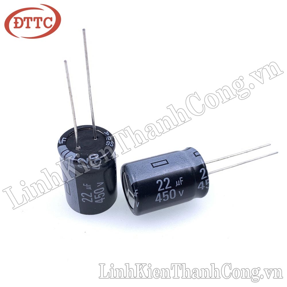 Tụ 22uF 450V (13x20mm)