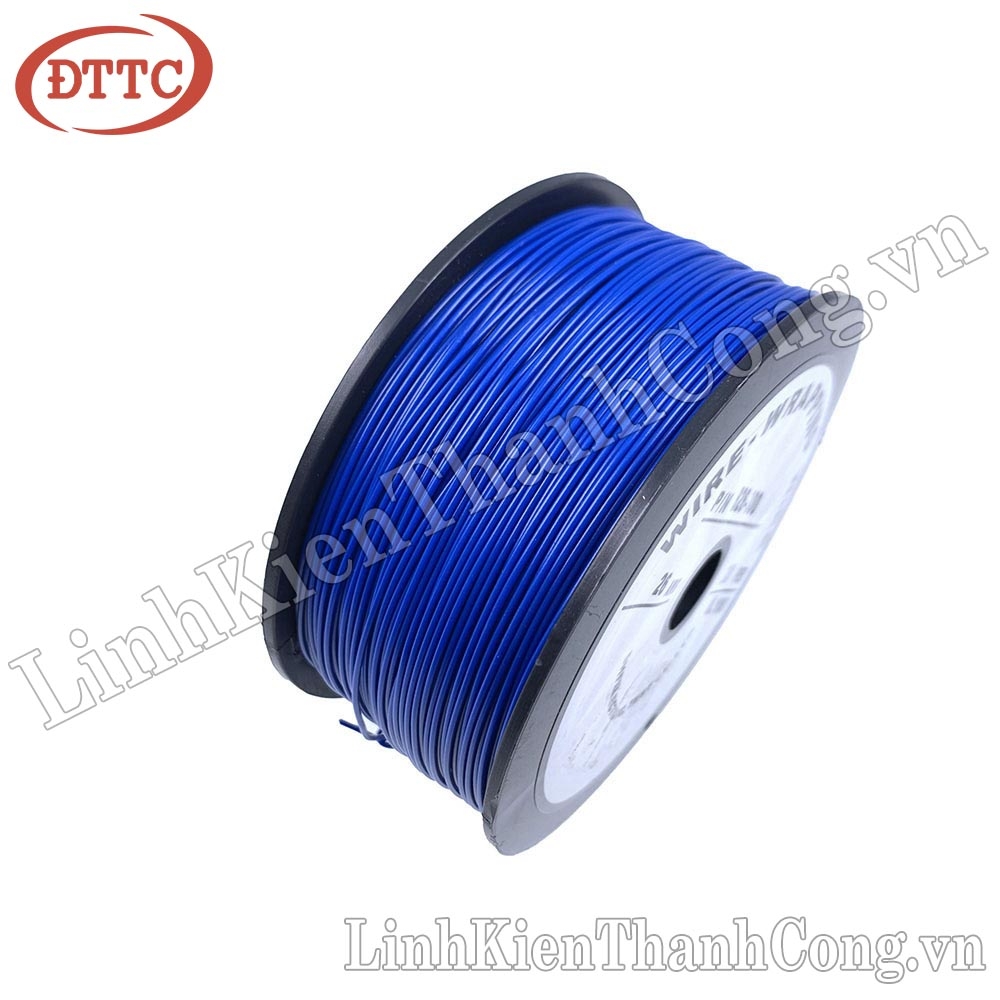 Cuộn Dây 26AWG 0.45mm 100 Mét - Màu Xanh Dương