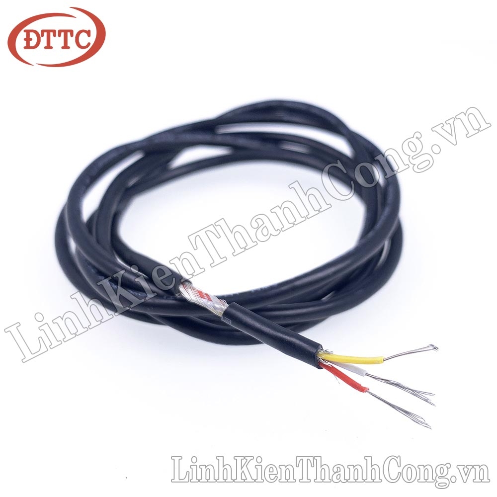 Dây Điện Chống Nhiễu 26AWG 3 Lõi (Mét)