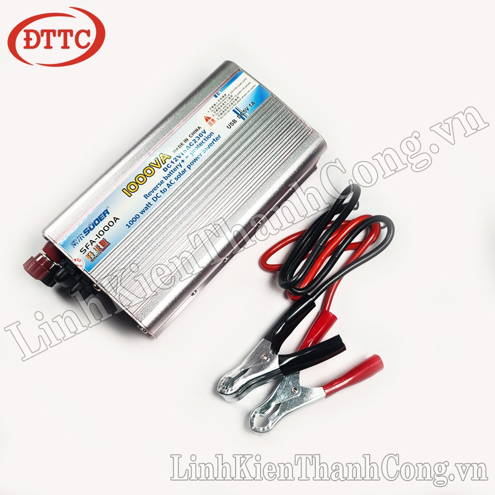 Bộ Kích Điện Inverter SUOER 12V 1000W SFA-1000A (Chính Hãng)