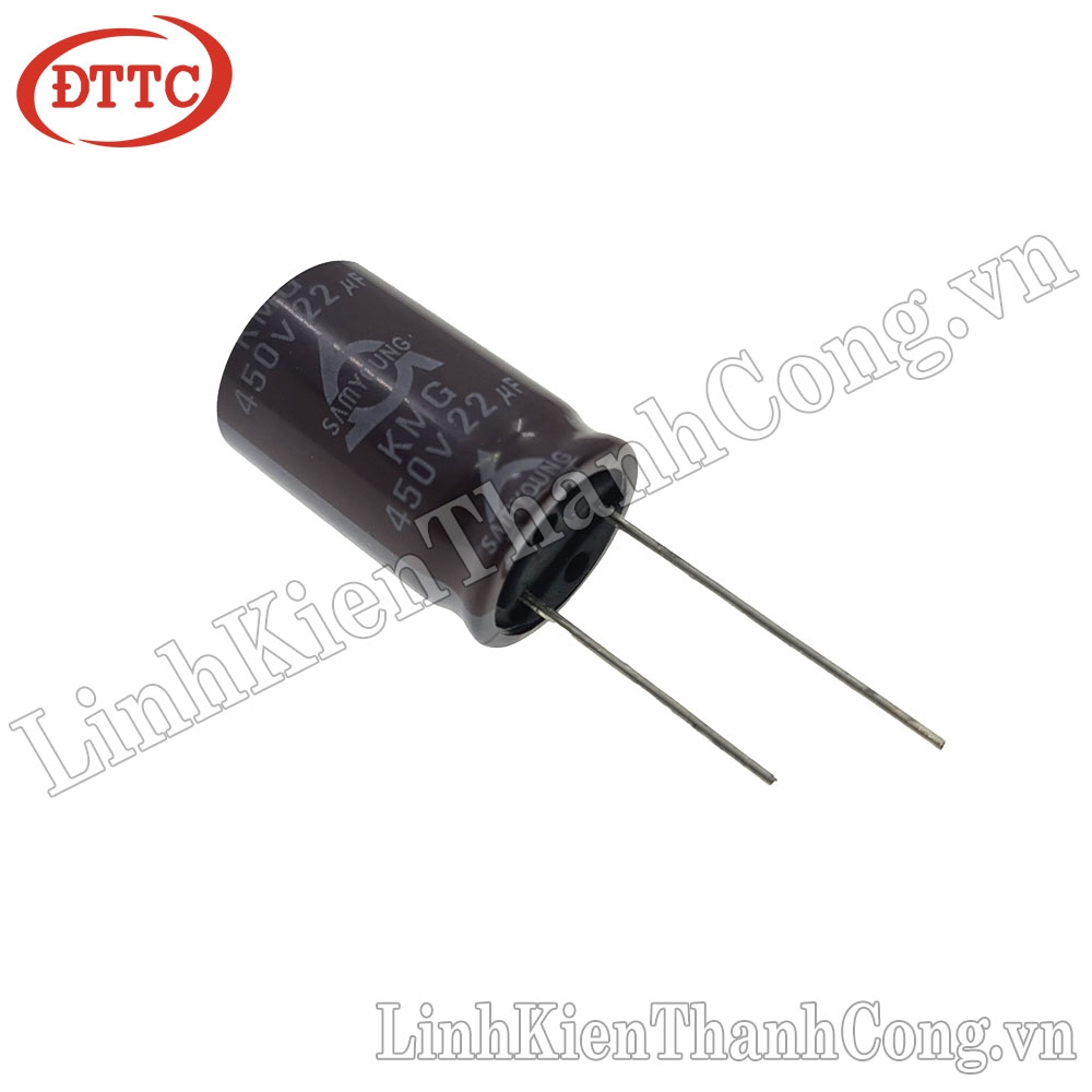 Tụ SAMYOUNG 22uF 450V (16x25mm)