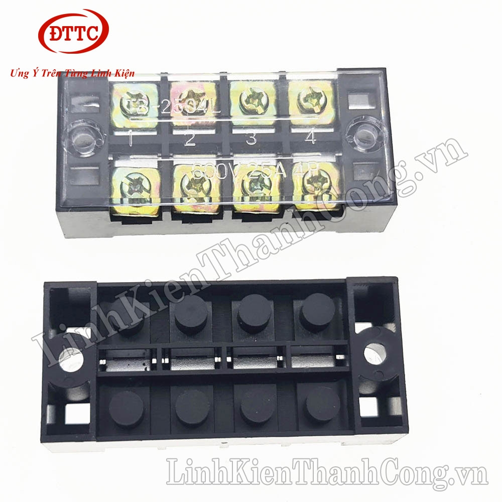 Cầu Đấu Domino 4P TB-2504 600V 25A