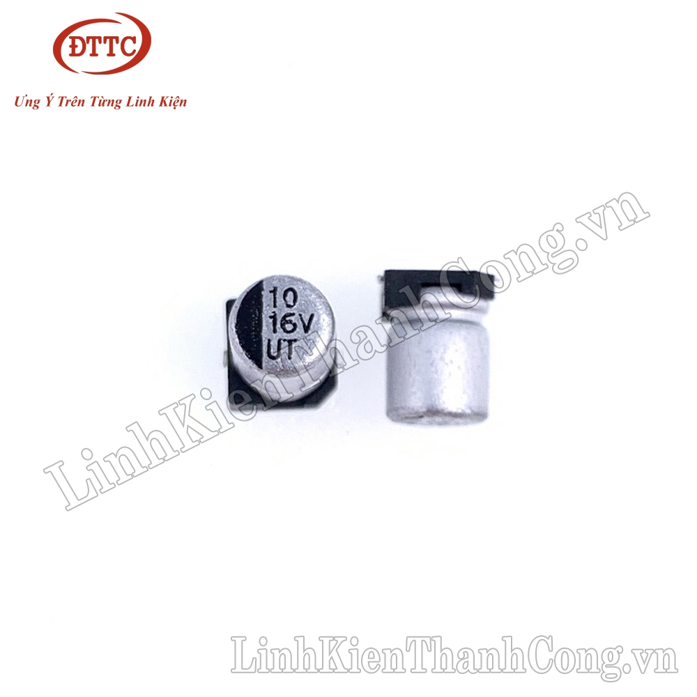 Tụ Nhôm 10uF 16V 4x5mm