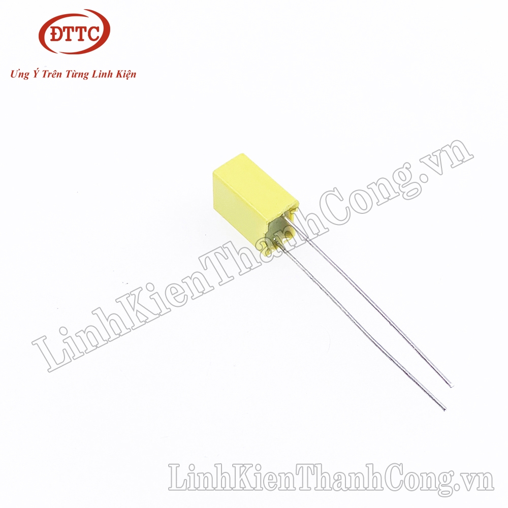 Tụ 1uF 105J 100V Màu Vàng 5mm