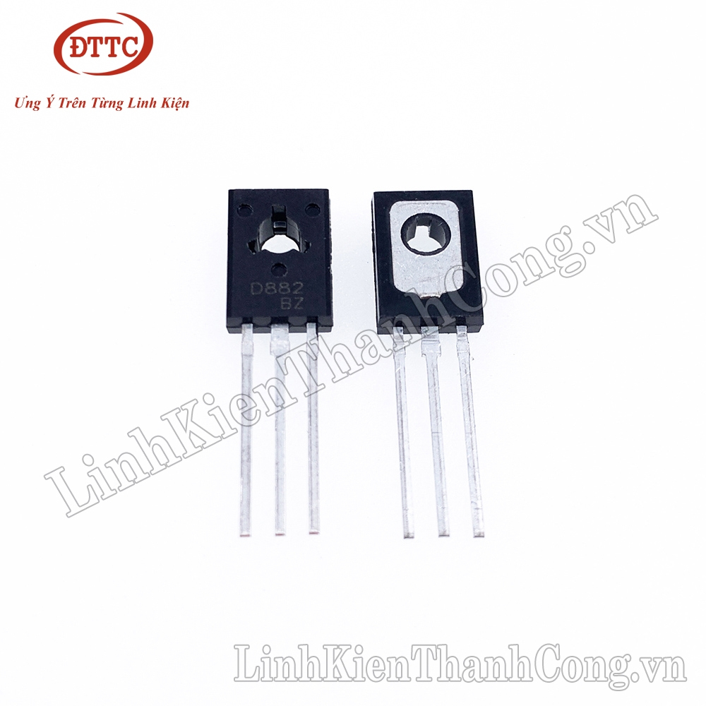 D882 Transistor NPN 3A 30V TO126 Chân Đồng Chính Hãng