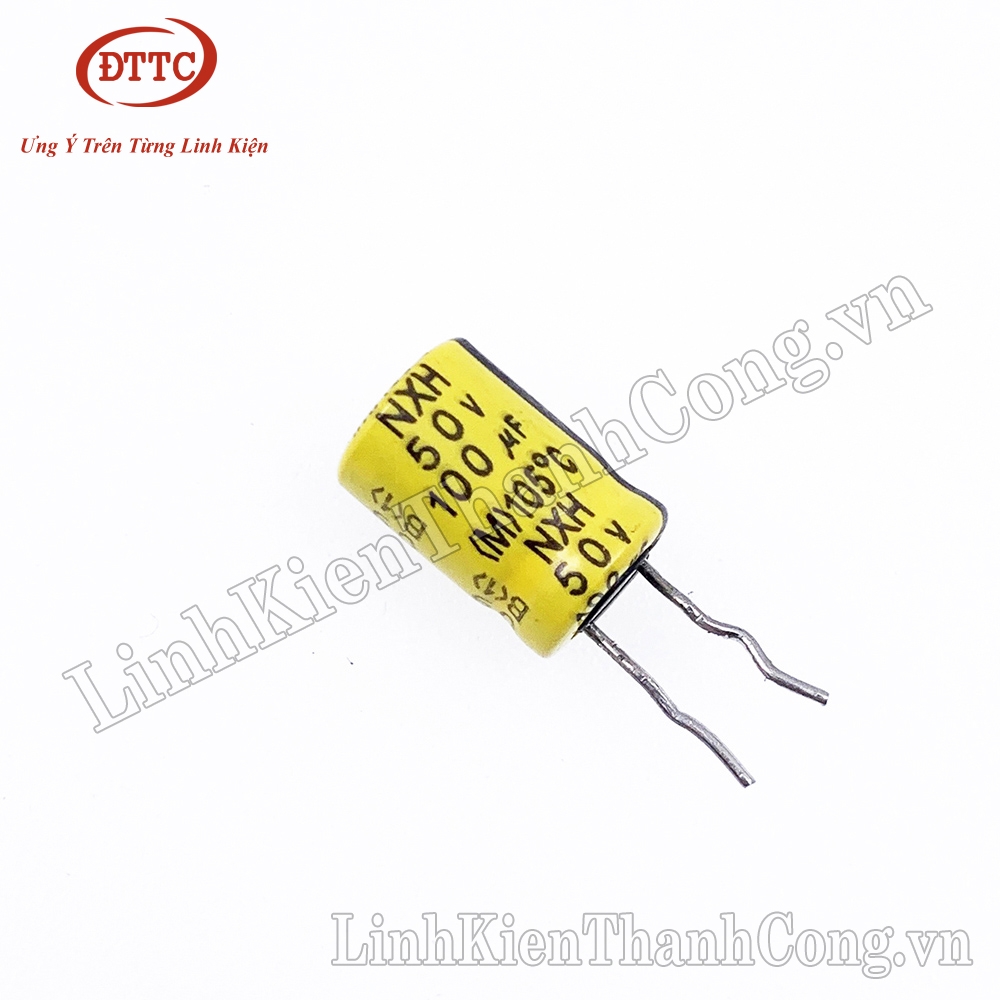 Tụ SAMYOUNG 100uF 50V 8x12mm Vàng