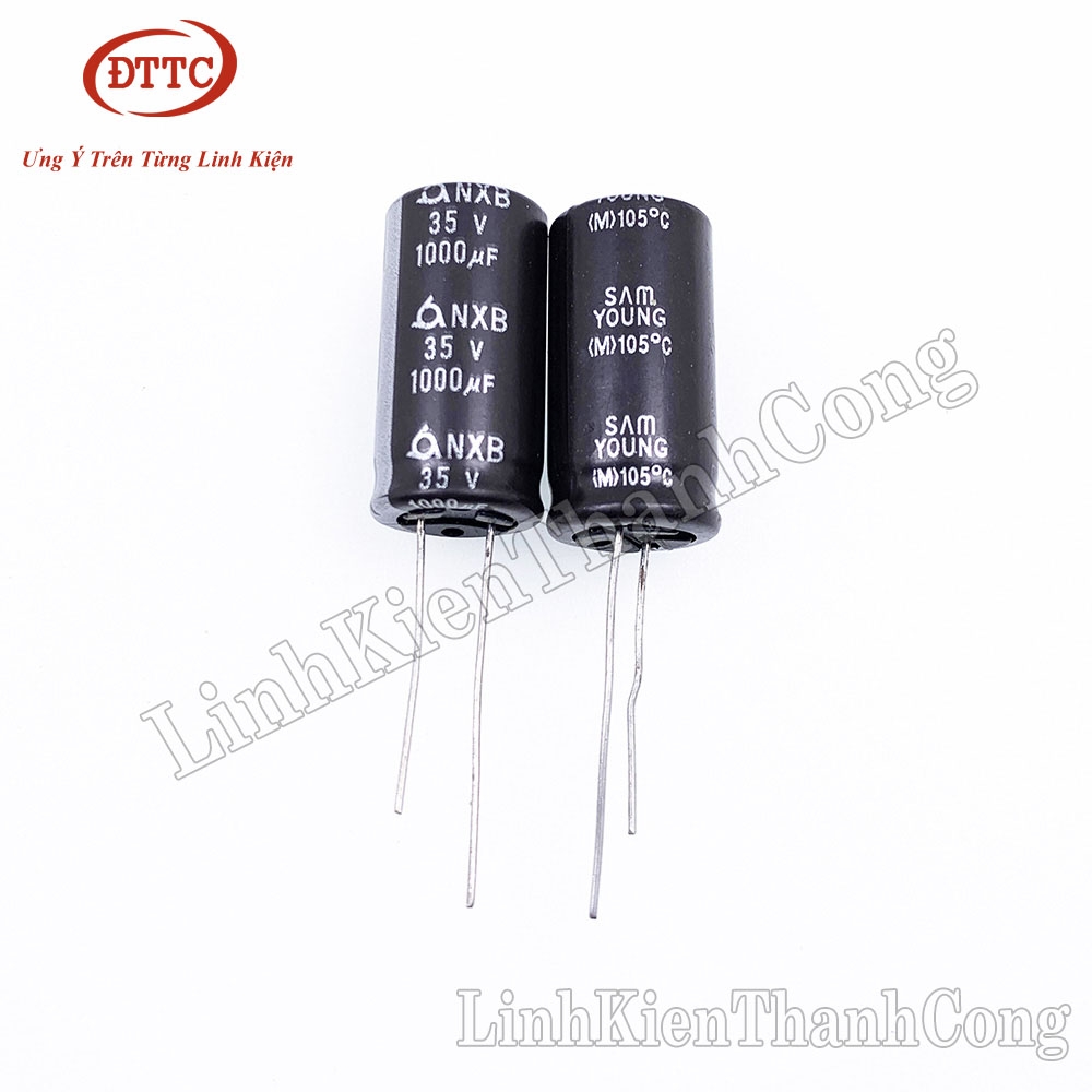 Tụ Hóa SAMYOUNG 1000uF 35V (13x25mm)