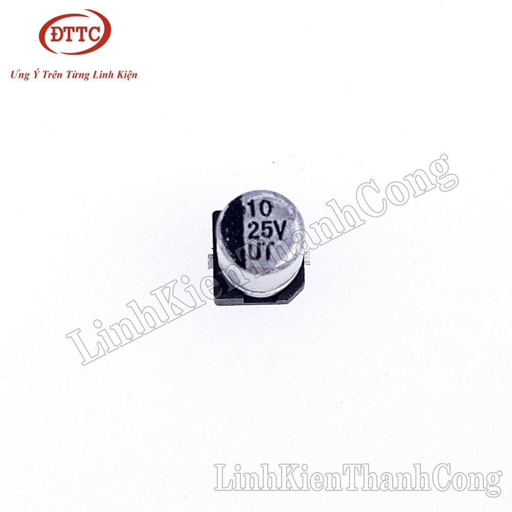 Tụ Nhôm 10uF 25V 4x5.5mm