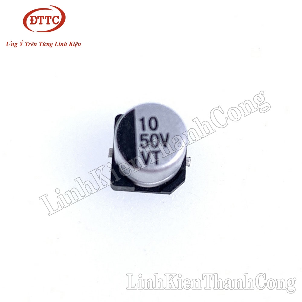 Tụ Nhôm 10uF 50V 5x5mm