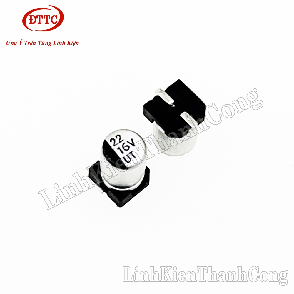 Tụ Nhôm 22uF 16V 4x5mm