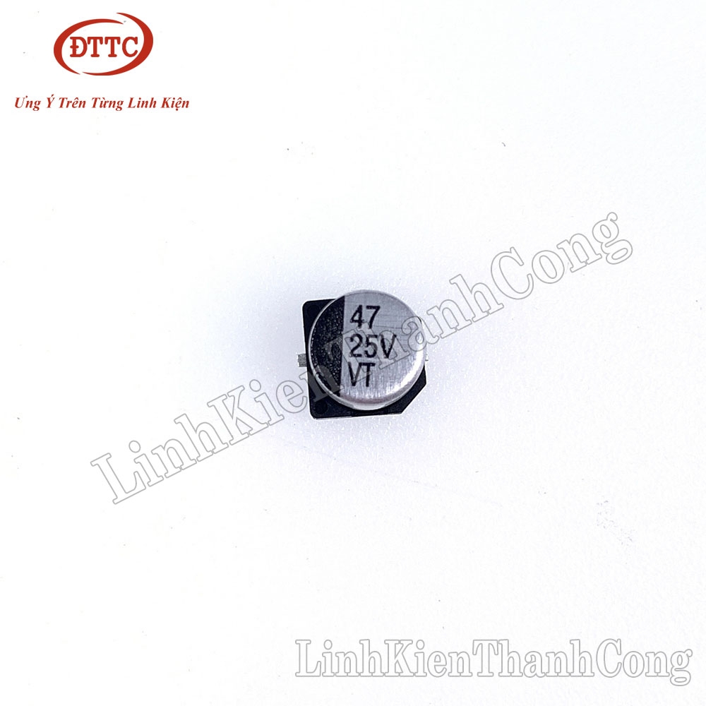 Tụ Nhôm 47uF 25V 6x5mm