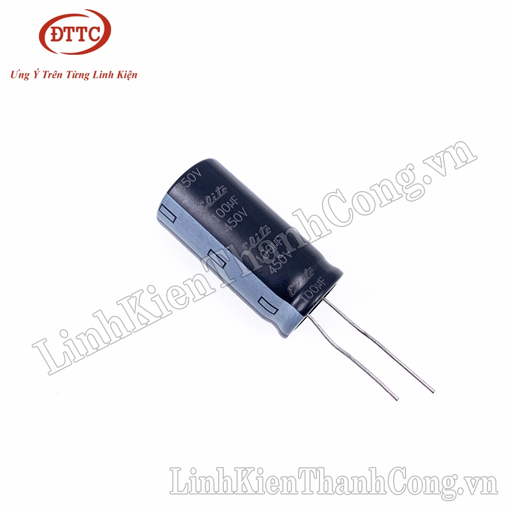 Tụ Hóa ELITE 100uF 450V 16x30mm