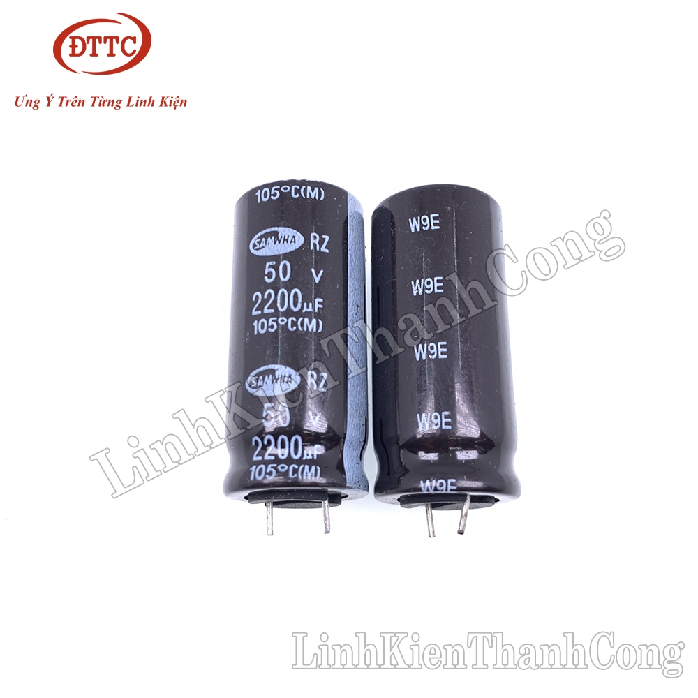 Condensatore Elettrolitico Philips 2200uF 50V Radiale 18x40mm, Componenti Elettronici