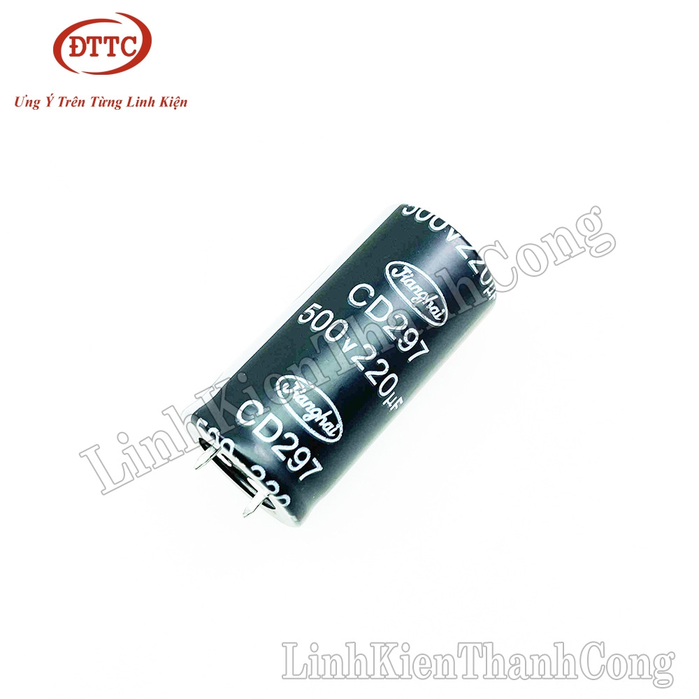 Tụ Hóa CD29 220uF 500V 25x50mm