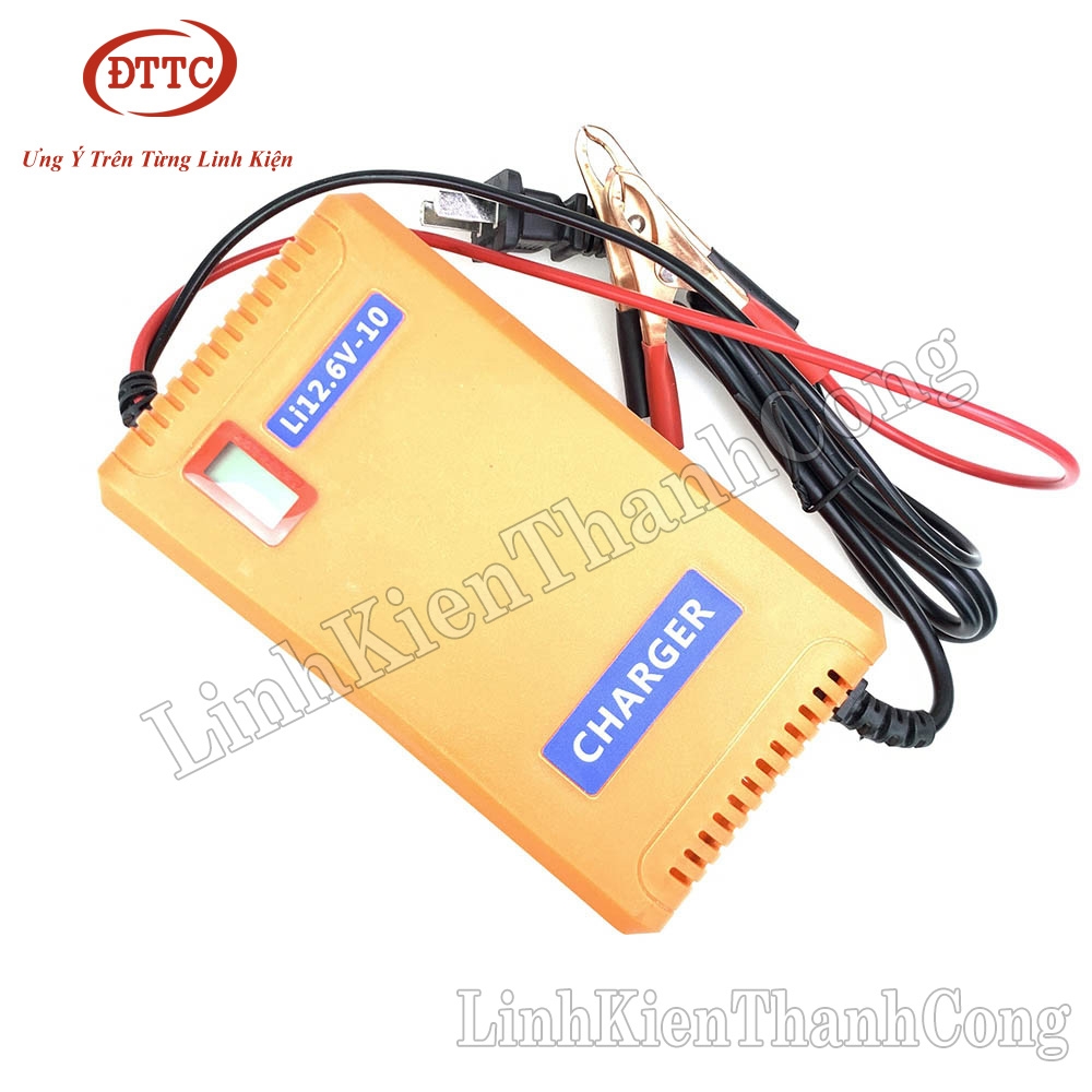 Bộ Sạc Pin Lithium TC-10B Hệ 3S 3.7V 12.6V 10A Cao Cấp Có Màn Hình Hiển Thị