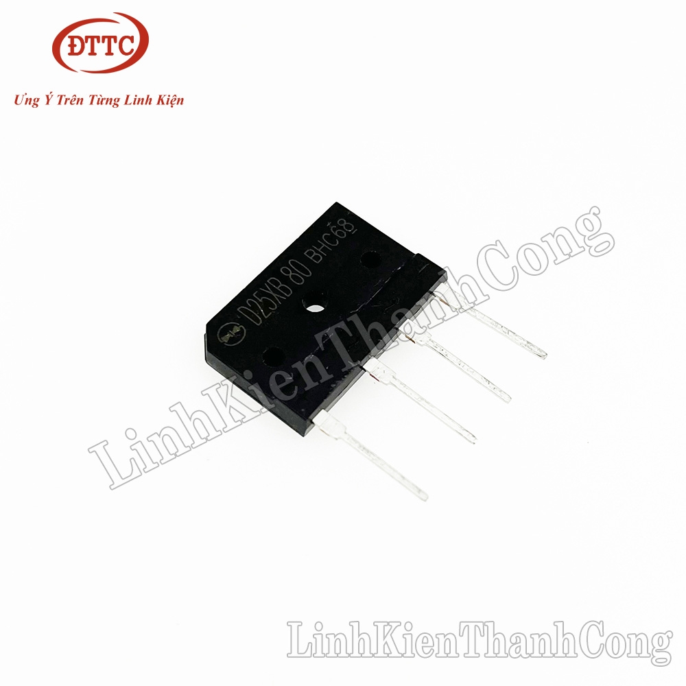 Diode Cầu D25XB80 25A 80V