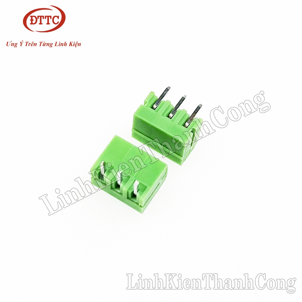 Cầu Đấu Terminal Cong 15EDG 3.81mm 3P (Đực + Cái)